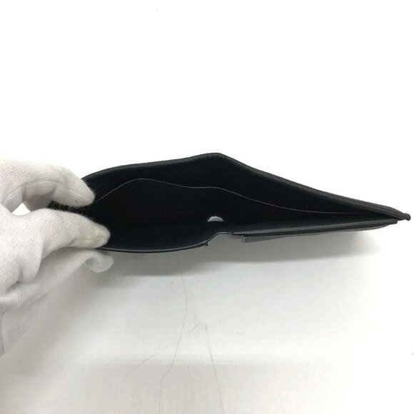 BURBERRY 8043377 logo Wallet Saif Folded wallet Leather Black - Picture 12 of 16